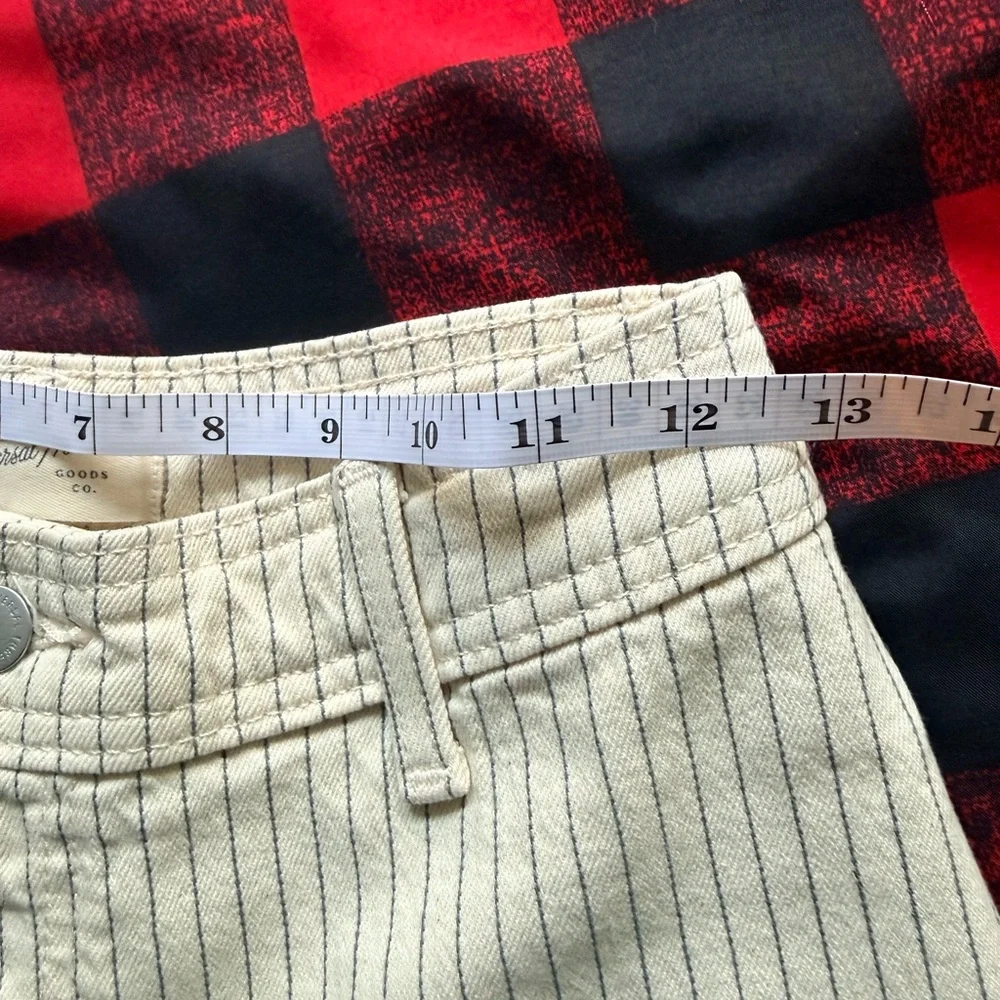 Universal Thread women’s Pinstriped Khaki wide leg, high rise - Picture 7 of 10